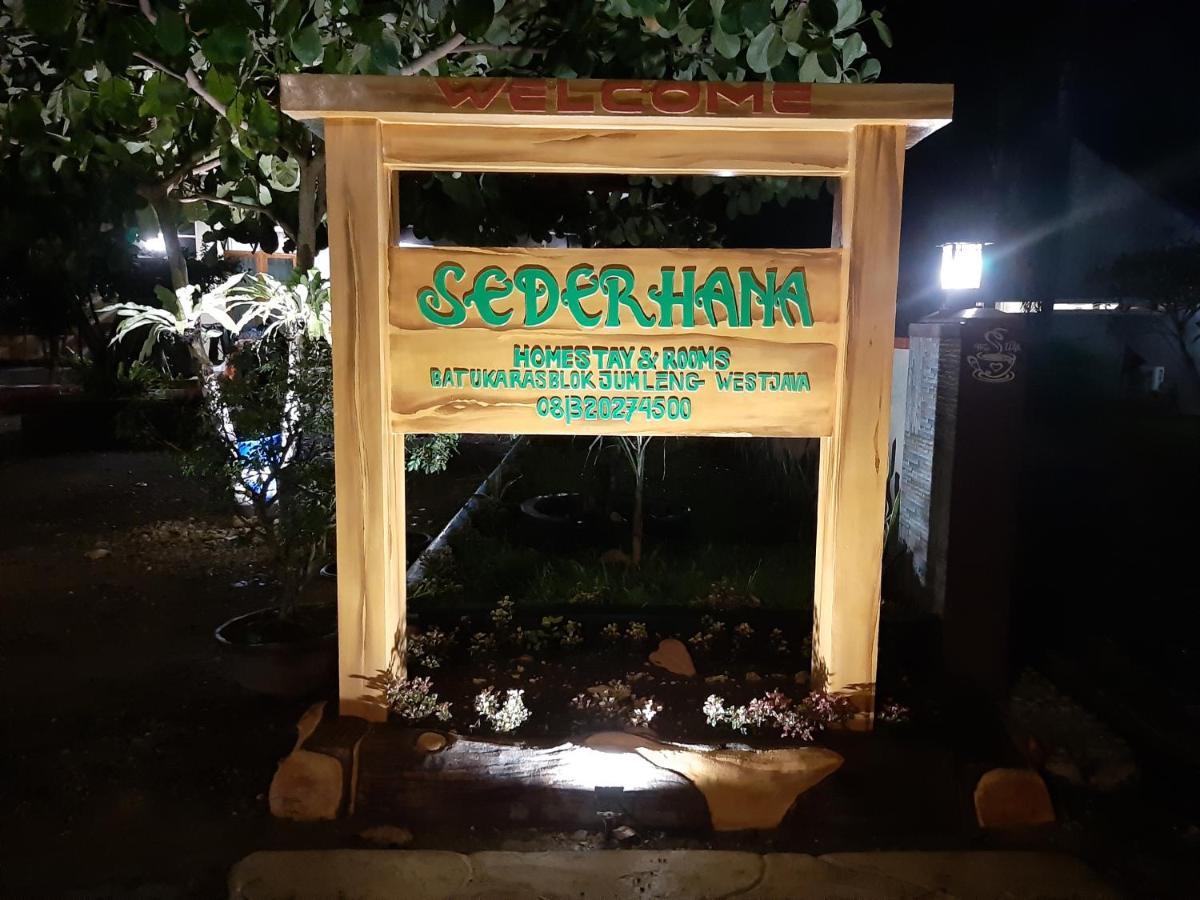 Sederhana Homestay Batukaras Exterior photo